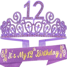 12th Birthday, 12th Birthday Gifts for Girls, 12th Birthday Tiara, 12th Birthday Tiara