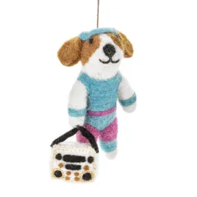 80s Party Pooch Hanging Decoration by Felt So Good