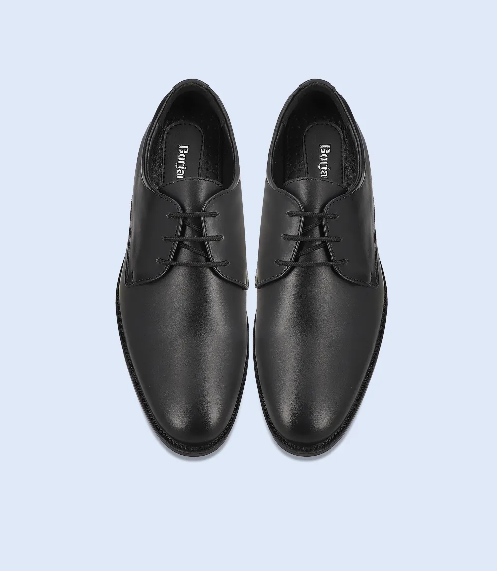 BM6697-BLACK-Men Lace Up