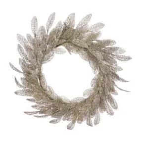 Champagne Glitter Wreath