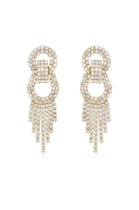 Crystal Gatsby Statement Earrings