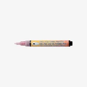 DECO JUST GLITTER PREMIUM FABRIC MARKER // RED