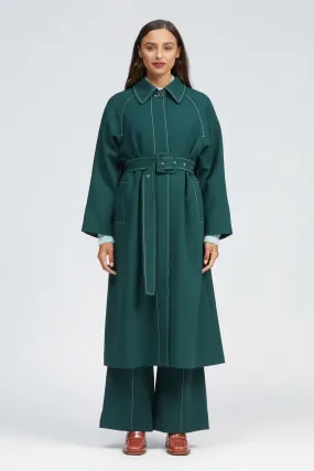 Donegall Coat Dark Green