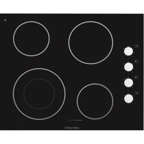 Electrolux EHEC65BS Built-In Ceramic Hob 4 Cooking Zones