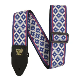 Ernieball 5336-AA Blue Crux Jacquard Guitar Strap