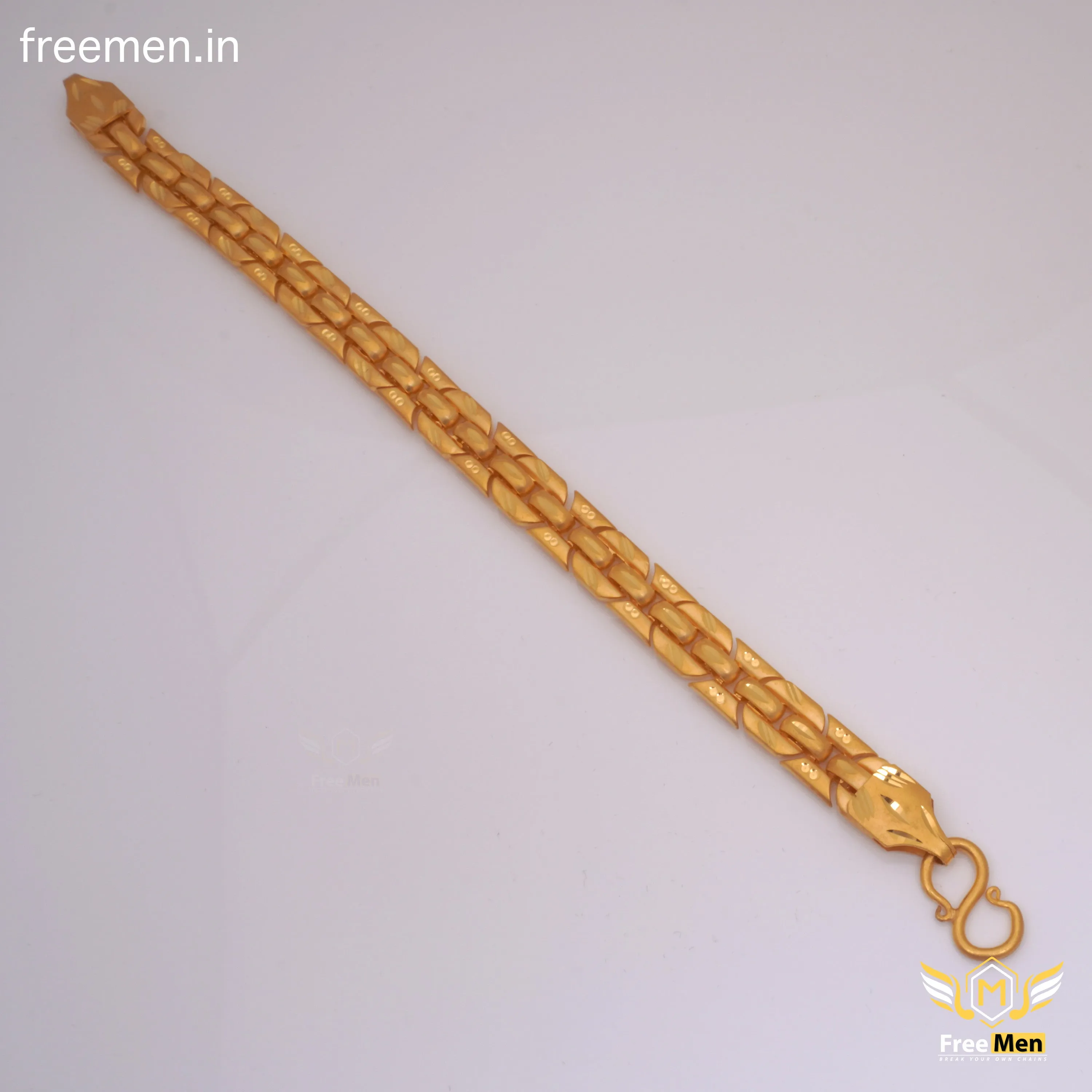 Freemen Foremost Stylish Design Gold Bracelet - FMG287