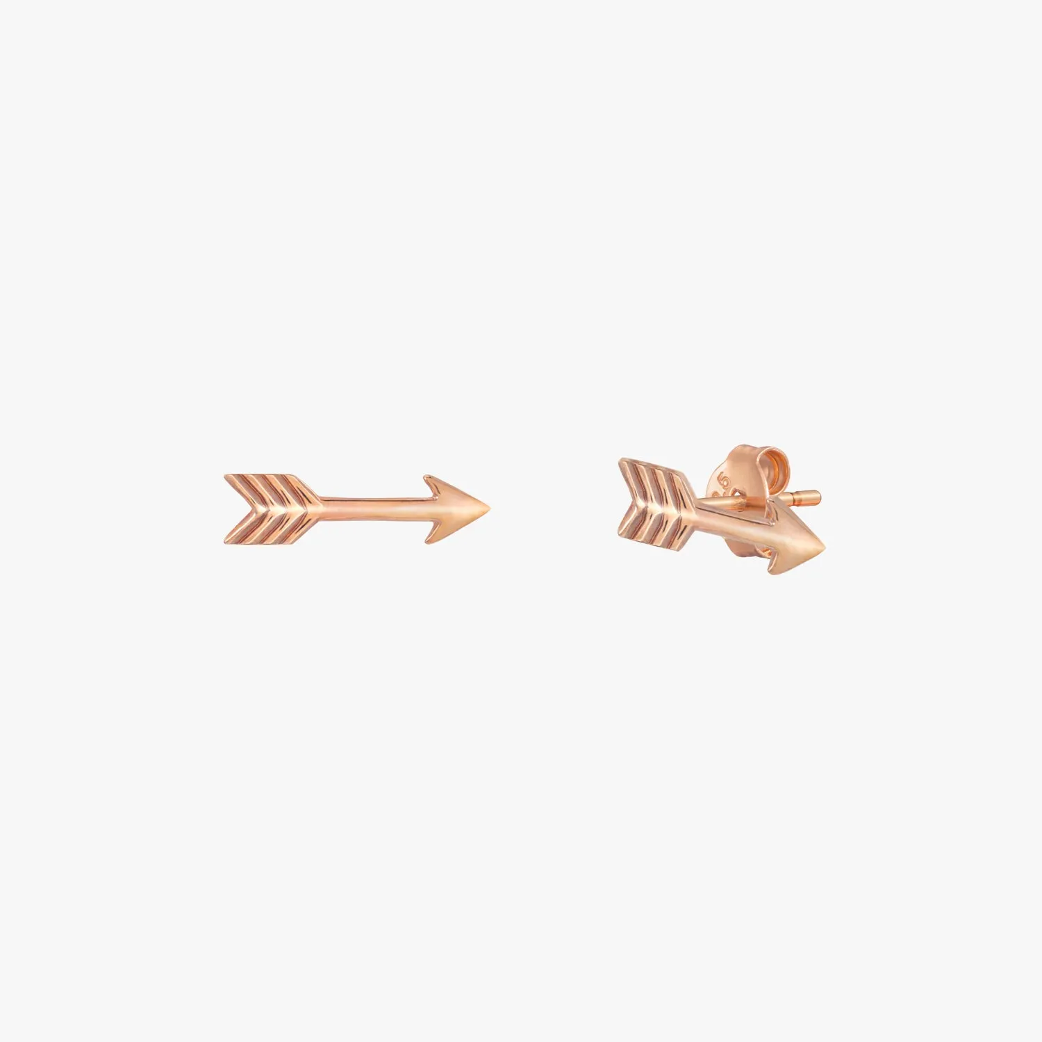 High Arrow Stud Earrings