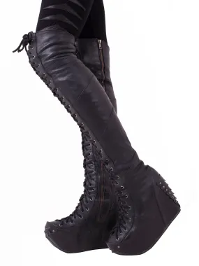 Long Plated Boots