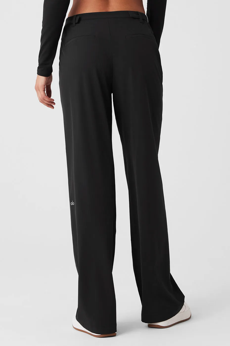 Mid-Rise Showdown Trouser - Black