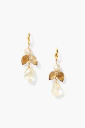 Ophelia Drop Earrings Citrine Mix