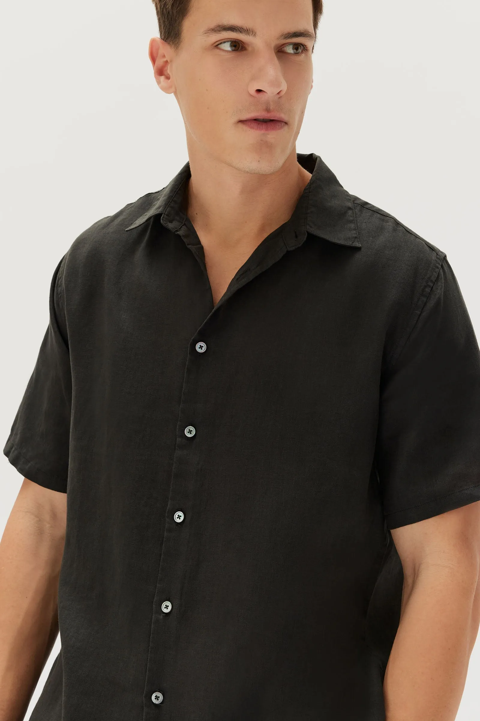 Short Sleeve Linen Shirt