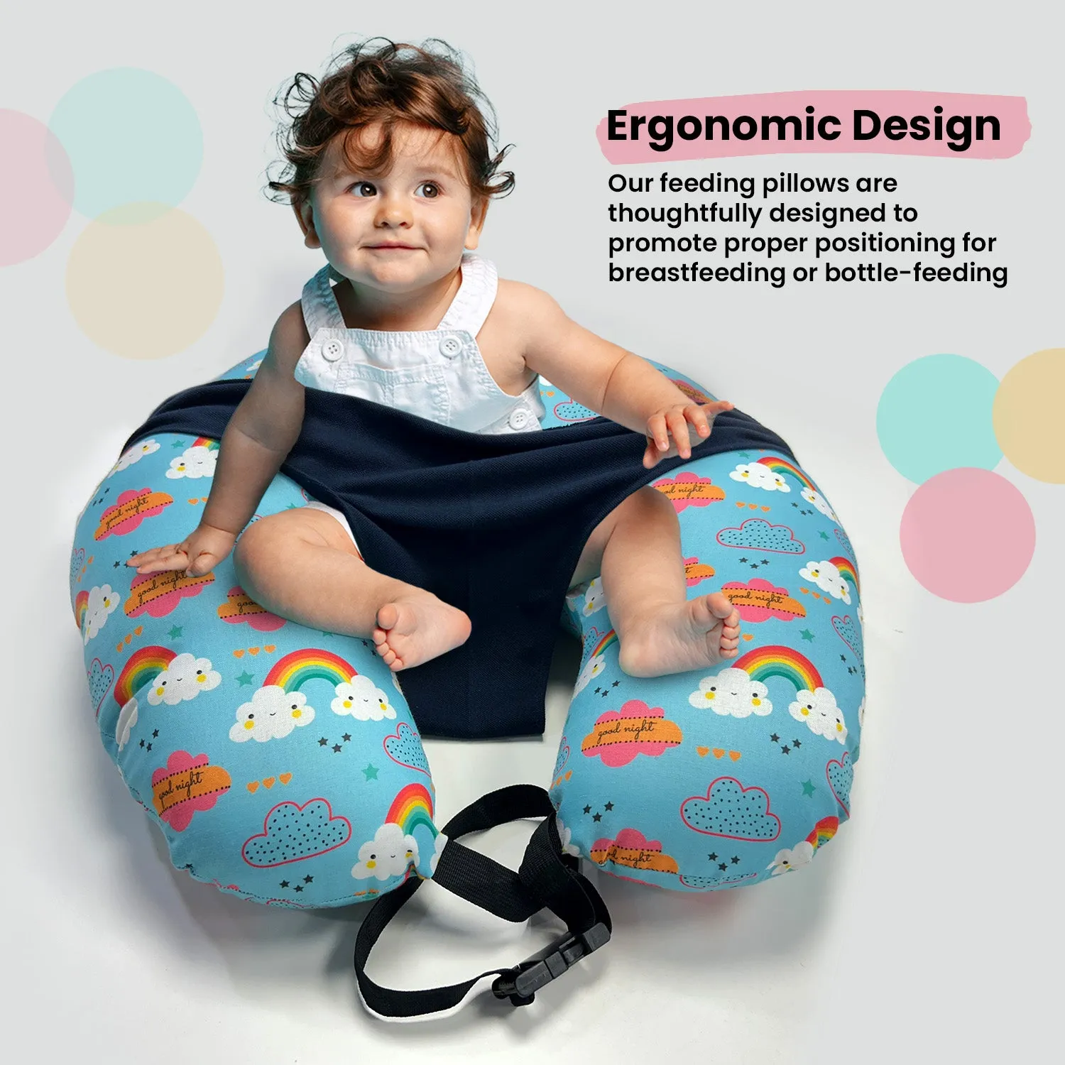 Super-Soft Memory Foam Baby Feeding Pillow | Nursing Pillow