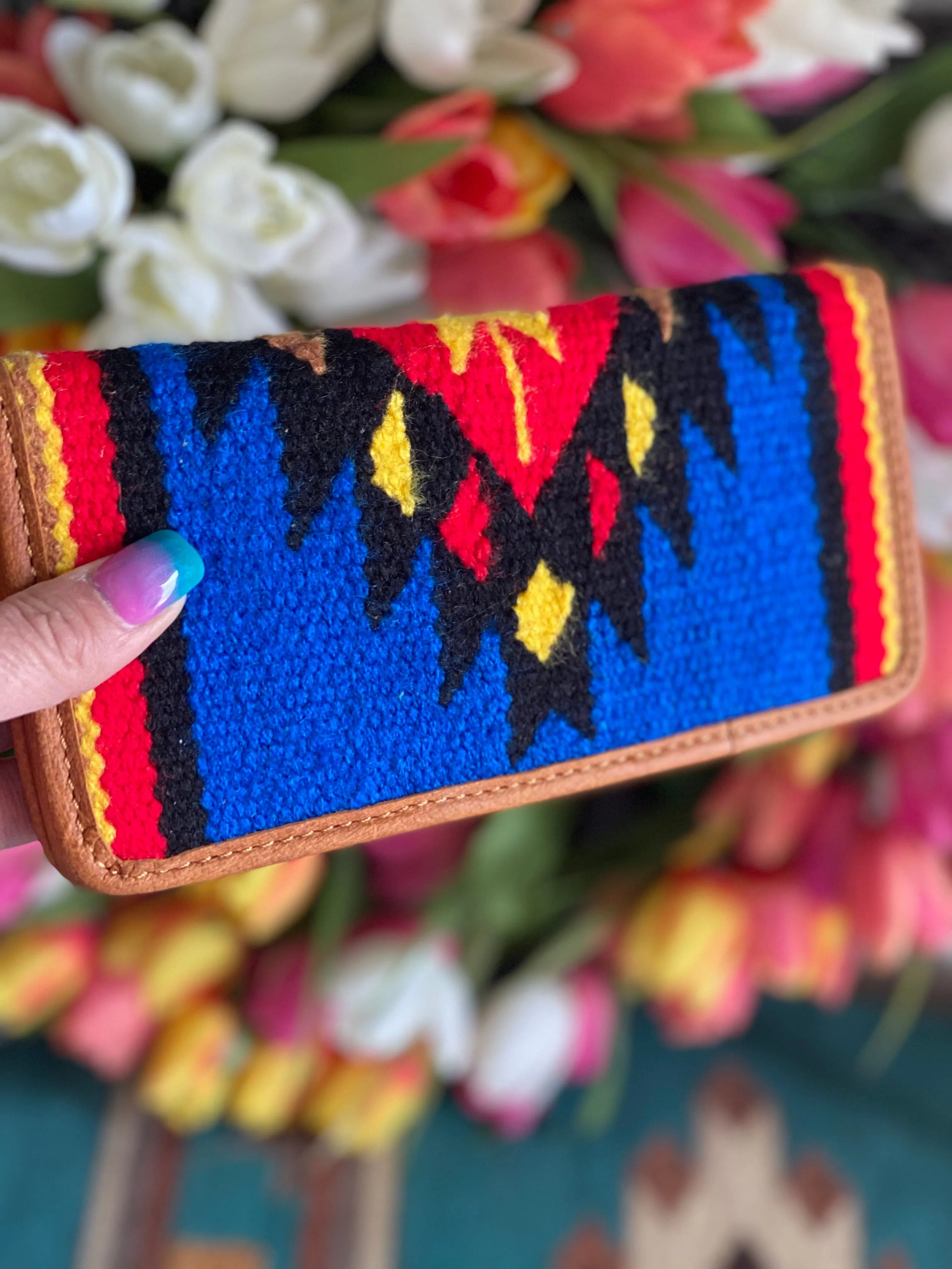 The Mandan Wool Navajo Wallet